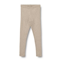 Wheat Rib leggings Maddy - Gravel melange